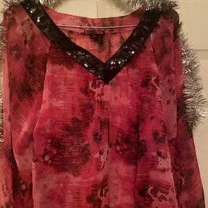 Pink n Black Blouse Rock N Roll Cowgirl Brand